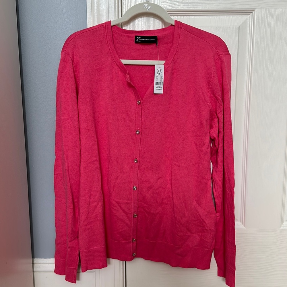 NY&C Women’s Button Down Sweater